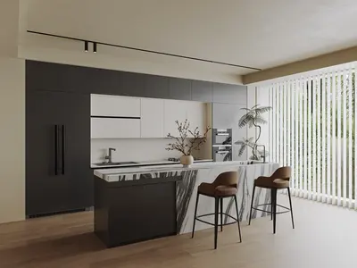 Modern Open Kitchen