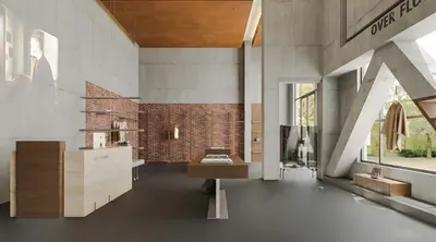 Modern Clothing & Shoe Store