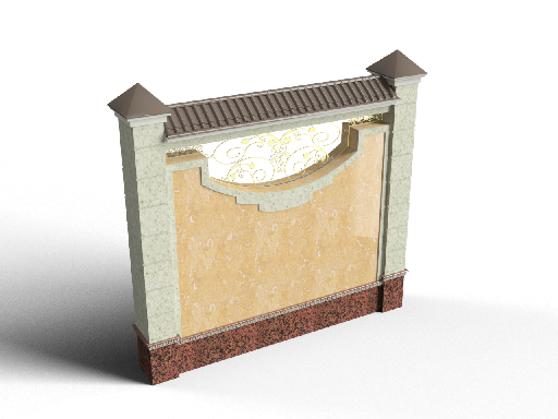 Modern Enclosure Wall