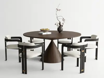 Modern Dining Table & Chairs Set