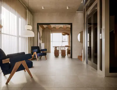 Modern Elevator Lobby