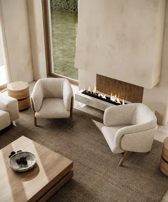 Mid-Century Modern Reception Room