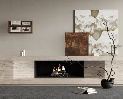 Wabi-Sabi Fireplace