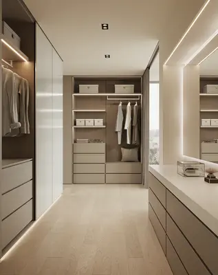 Modern Walk-in Closet