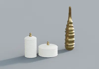 Modern Candle & Holder