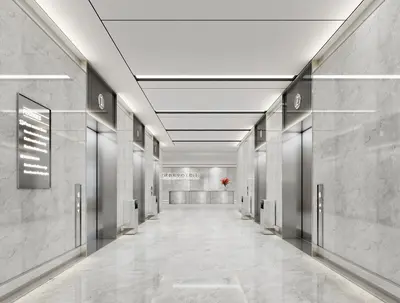 Modern Elevator Lobby