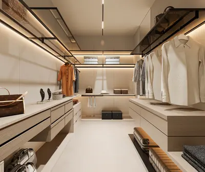 Modern Walk-in Closet