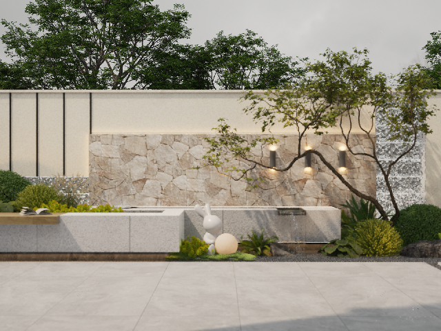 Modern Landscape Wall