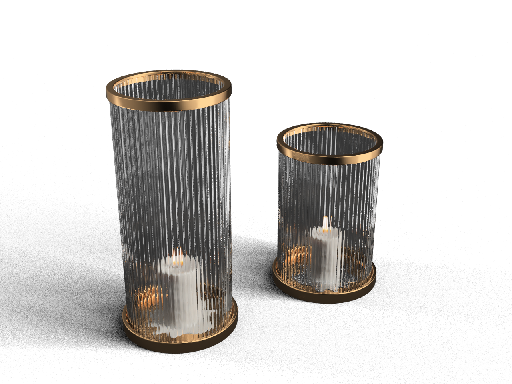 Modern Candle & Holder