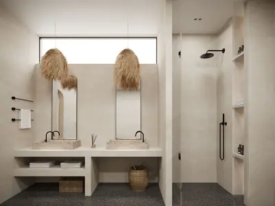 Modern Hotel Bathroom