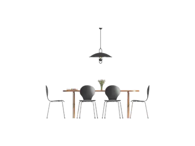 Modern Dining Table & Chairs Set