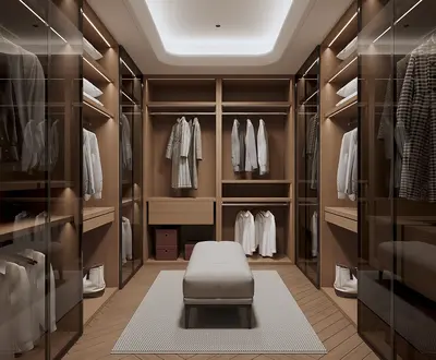 Modern Walk-in Closet