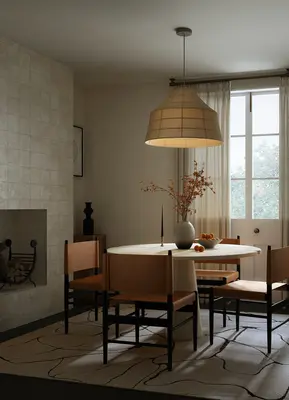 Mid-Century Modern Dining Room (Home)