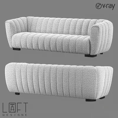 Modern Three-seater Sofa