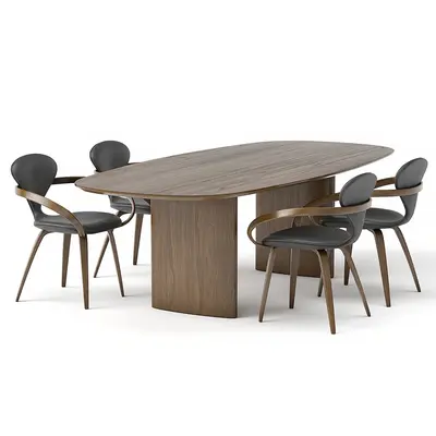 Modern Dining Table & Chairs Set