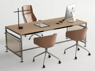 Modern Office Desk & Chair Set