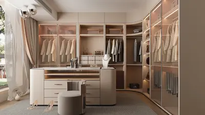 Modern Walk-in Closet