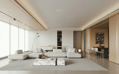 Modern Living & Dining Room