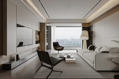 Modern Living & Dining Room
