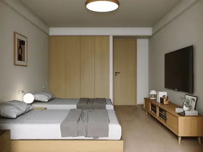 Modern Hotel Guest Room