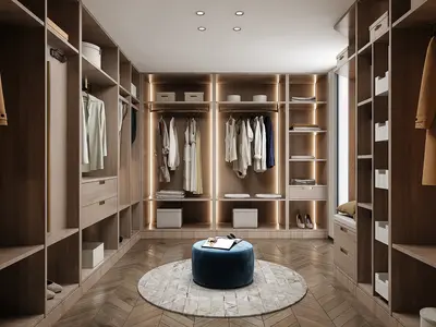 Modern Walk-in Closet