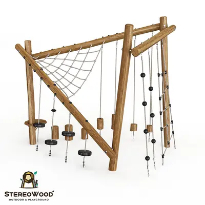 Modern Playground Equipment Set