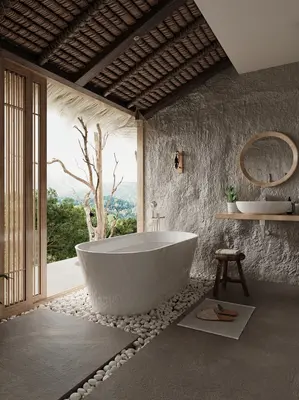 Modern Hotel Bathroom